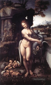 Leda 1508 Leonardo da Vinci Ölgemälde